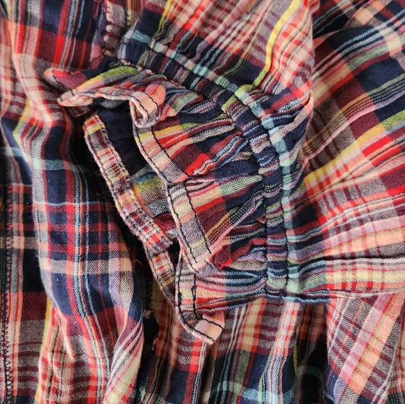 NWOT The FreeLucy Swing Plaid Top - Picture 8 of 9